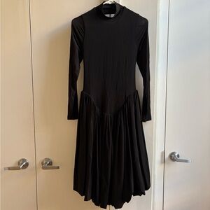 Khaite slinky knit dress in black size s/m